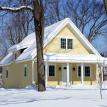 No melting snow on our rooftop! That means the house is perfectly insulated! 